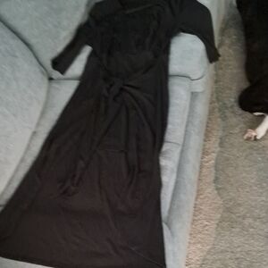 Elegant Black Maxi Dress